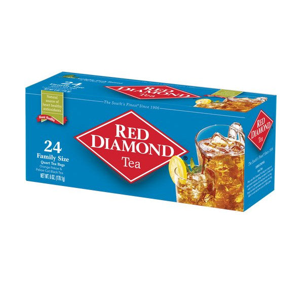 Red Diamond Tea Bags Quart Size 24 ct