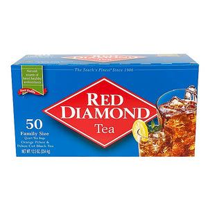 Red Diamond Iced Tea Bags Quart Size 50 ct