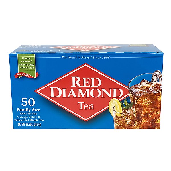 Red Diamond Iced Tea Bags Quart Size 50 ct
