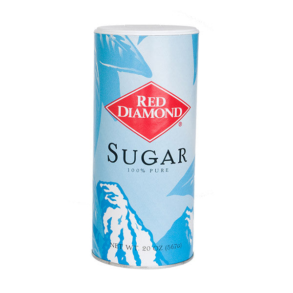 Red Diamond 20 oz Premium Sugar Canister