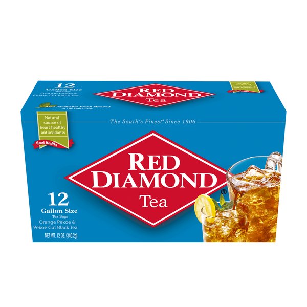 Red Diamond Iced Tea Bags Gallon Size 12 ct - Red Diamond