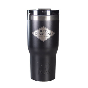 Red Diamond Black Insulated Tumbler