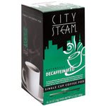 City Steam Decaffeinated Coffee Pods 18 ct