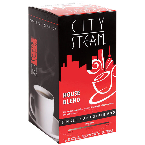 City Steam House Blend Coffee Pods 18 ct