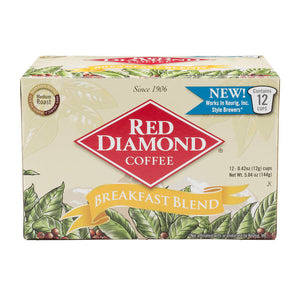 Red Diamond Breakfast Blend Single Serve Coffee 12 ct