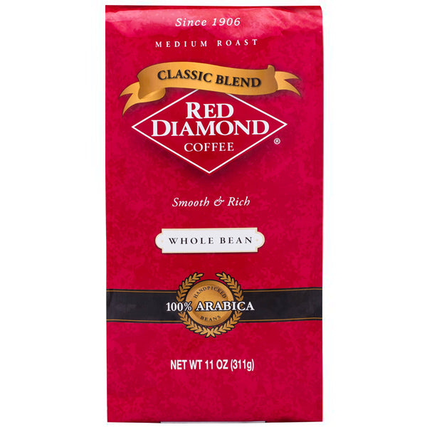 Red Diamond Classic Blend Whole Bean Coffee 11 oz