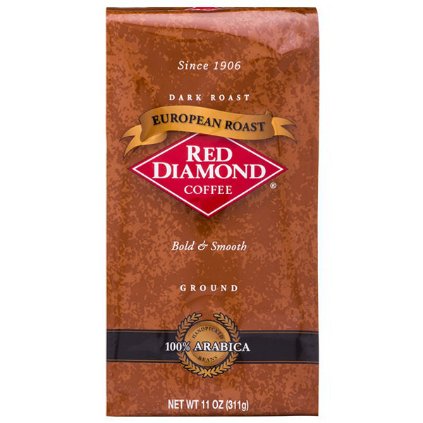 Red Diamond European Roast Ground Coffee 11 oz